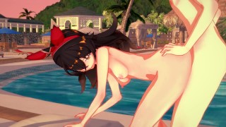 (POV) You Explore the Depths of Amber Ass (it's deep) Hentai Genshin Impact