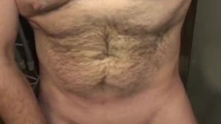 Watch Me Quickly Masturbate In The Bathroom And Cum On The Floor 