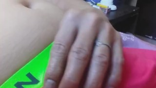 NO CUM, just caressing and playing my DICK.