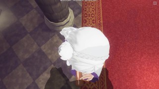 3D HENTAI POV Emilia blowjob