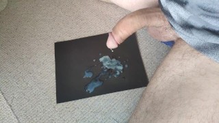 Slapped the cum out of cock