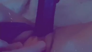 Boyfriend watches Lola cum while he sticks dildo in her pussy 😛😛💦💦💦