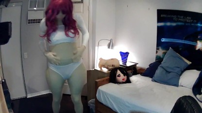kigurumi doll sex [Preview] kigurumi doll gets railed by a fuck machine main image 0
