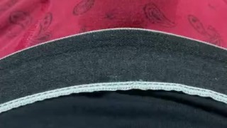 AV見ながら裏筋いじったら我慢汁溢れたww