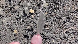 Peeing and Jerking Off In Nature, Public
