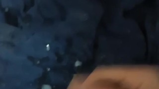 cumshot on stepsister's clothes 