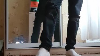 guy took off his panties