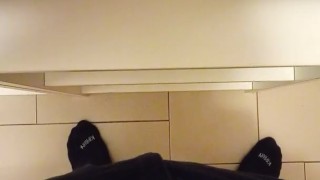 BIG COCK REVEAL AT WORK. Quiet because they can ear me 🥵