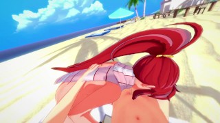 (POV) Yoko Littner CANT Stop SUCKING Your DICK Hentai Gurren Lagann