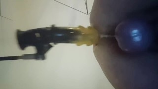 Test du gode Ham'r avec la fuckmachine (F-machine pro 3)