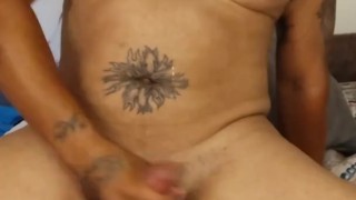 Sexy army guy jacking off nice cock and self fuck part 3 (fan requested) bouncing thick ass on dildo