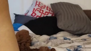 Sexy army guy jacking off nice cock and self fuck part 3 (fan requested) bouncing thick ass on dildo