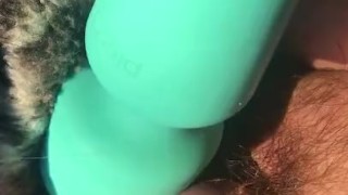 Tiny cock explodes in public