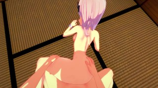 Alone in the Student Council with Chika, she gets FUCKED HARD Hentai Love is War