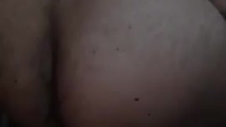 Long white dildo for sissy