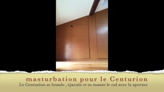 branle, et massage du cul avec le foutre