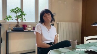 Sasha Masturbates With a Glass Dildo