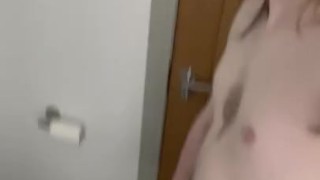 Striping then big cumshot (first time doing this )