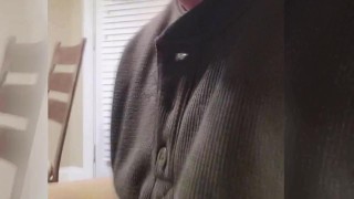 I suck my BF DICK while my STEP DAD is in the room