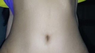 Asian hairy pussy Riding ขย่มเย็ดแฟนเสียวๆบนเตียง