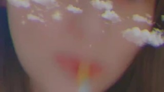 Sfw she did her makeup and wanted to show off