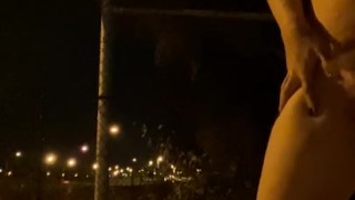 Public Jerk Off - Next to Freeway 