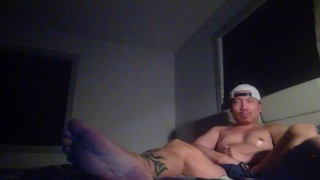 Oiled Up and Jerking Off!!!