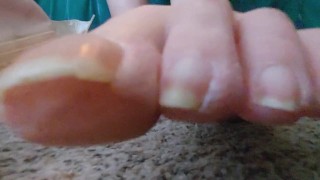 She degrades you while you lick her dirty size 12 shoes and feet