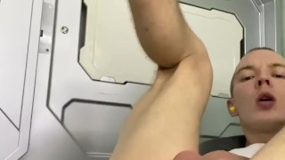 Christian Hermes play with dick and ass