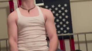 Buff White Hunk In Muscle Shirt Barebacks Latin Punk