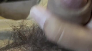 Chub strokes and jerks uncut dick