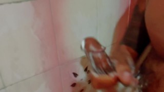 Cum on the wall