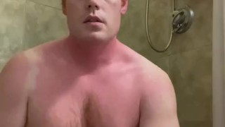 Hot RedHead takes a Shower and Jerks off to You!