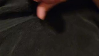 Jerk Cum on my towel and it could have hit my face