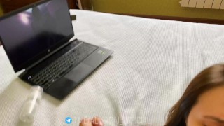 LISTEN, STEPSON! The stepmom will not fuck! Fuck me if you want! BUT be quiet!