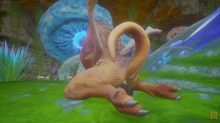 Teen guy Fucks Big Dragon Scalie Girl