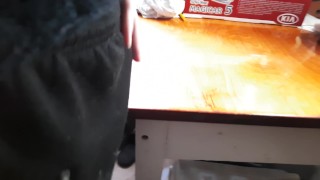 visiting a friend decided to masturbate quietly 