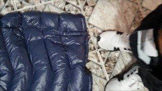 Cum my puffy down coat
