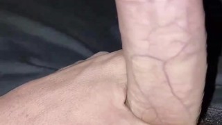 Stroking my cock