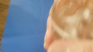 Cumshot goes the distance!