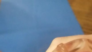 Cumshot goes the distance!