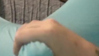 Jerking off and cumming in boxers