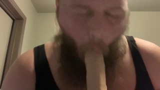 Husband feminized and facial! 