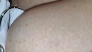 Me para la verga vestida de colegiala