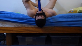 Solo gay hardcore dildo throat fuck (part 3)