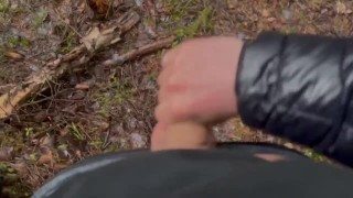 Forest running led to orgasm🤙🏻💧💦