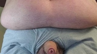 Dribbling Pre-Cum, Gushing Jizz From My Cock