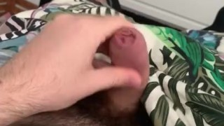 Relaxing masturbation session with strong orgasm