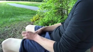 I was so horny in public, had to jerk!