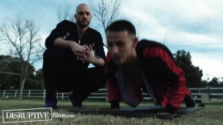 Coach Trains Athlete To Open Mind And Loosen Ass Before Game - Cliff Jensen, Des Irez - Disruptive